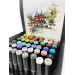 Набір маркерів SketchMarker Brush Sea Style - Морський стиль 48 шт. (В пластик. Кейсі), SMB-48SEA