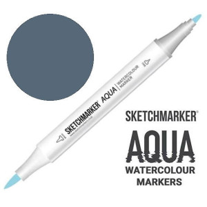 Маркер акварельний SketchMarker Aqua Pro Сірий холодний, SMA-CG