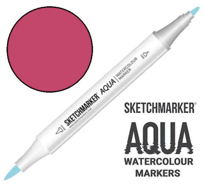 Маркер акварельний SketchMarker Aqua Pro Рожевий глибокий, SMA-DEEPP