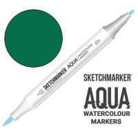 Маркер акварельний SketchMarker Aqua Pro Зелений лісовий, SMA-FORGREEN