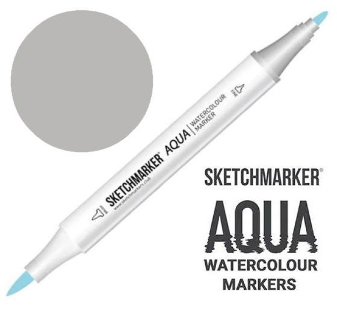 Маркер акварельний SketchMarker Aqua Pro Сірий мишачий, SMA-GMOUSE