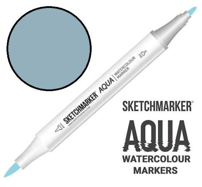 Маркер акварельний SketchMarker Aqua Pro Сірий крижаний, SMA-IG