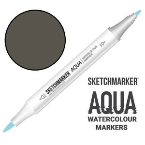 Маркер акварельный SketchMarker Aqua Pro Зеленый прозрачный, SMA-INV