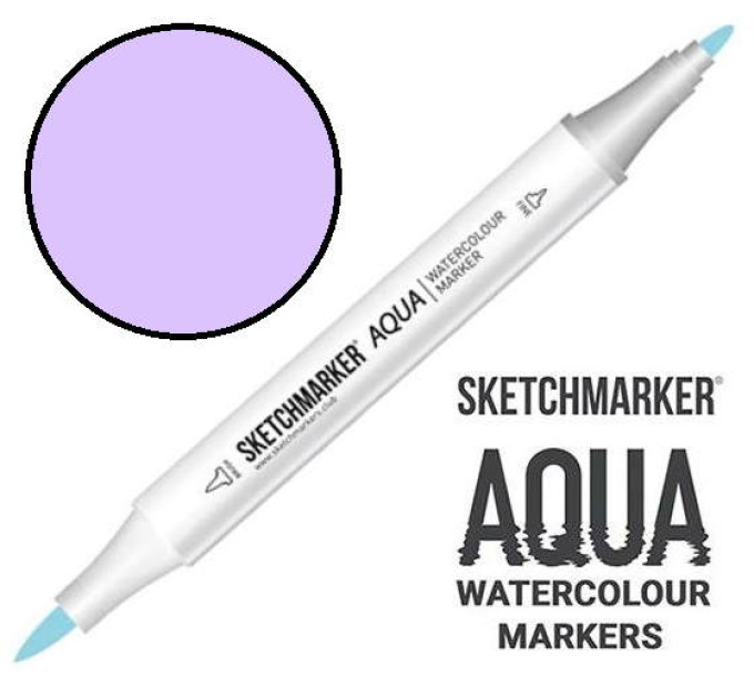 Маркер акварельний SketchMarker Aqua Pro Фіолетовий світлий, SMA-LVIOL