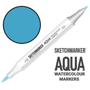Маркер акварельний SketchMarker Aqua Pro Синій річковий, SMA-RBLUE