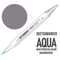 Маркер акварельний SketchMarker Aqua Pro Сірий простий, SMA-SGRAY