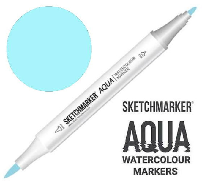 Маркер акварельний SketchMarker Aqua Pro Небесний, SMA-SKY