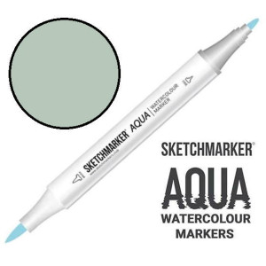 Маркер акварельний SketchMarker Aqua Pro шиферно-зелений, SMA-SGREEN