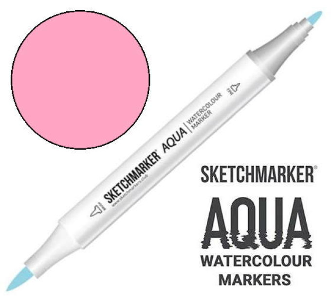Маркер акварельний SketchMarker Aqua Pro Рожевий м'який, SMA-SFPINK