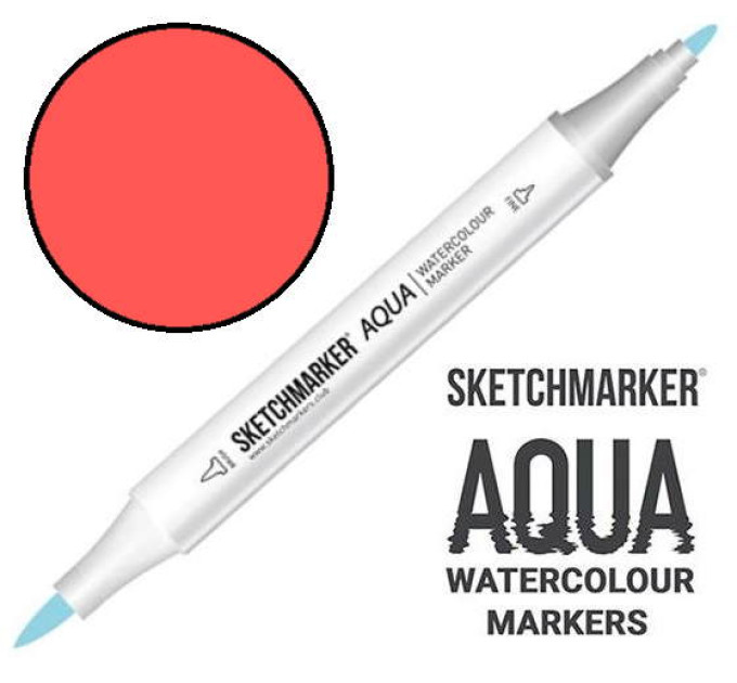 Маркер акварельний SketchMarker Aqua Pro Верміліон, SMA-VERM