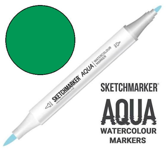 Маркер акварельний SketchMarker Aqua Pro Вірідіан, SMA-VIRID