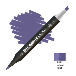 Маркер SketchMarker Brush B122 Синий горизонт SMB-B122