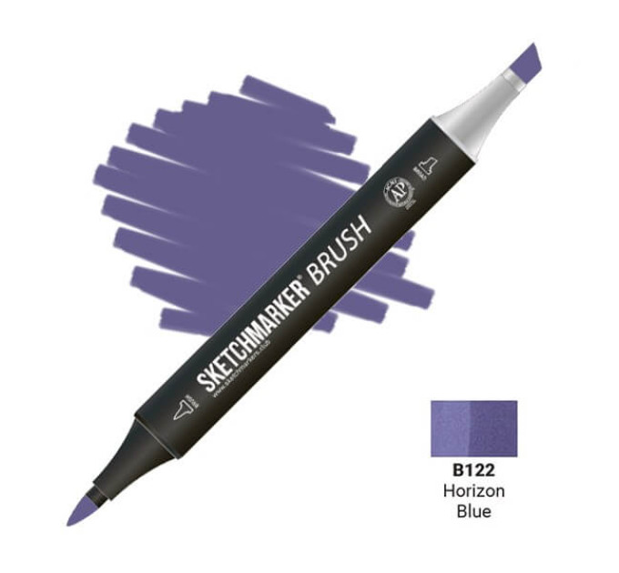 Маркер SketchMarker Brush B122 Синій горизонт SMB-B122