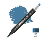 Маркер SketchMarker Brush B51 Синій фіорд SMB-B51