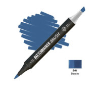 Маркер SketchMarker Brush B61 Джинсовий SMB-B61