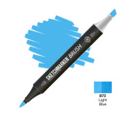 Маркер SketchMarker Brush B72 Light Blue (Блакитний) SMB-B72