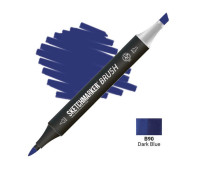Маркер SketchMarker Brush B90 Dark Blue (Темний синій) SMB-B90