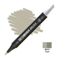 Маркер SketchMarker Brush BG12 Sage (Шалфей) SMB-BG12