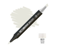 Маркер SketchMarker Brush BG15 White Sand (Білий пісок) SMB-BG15