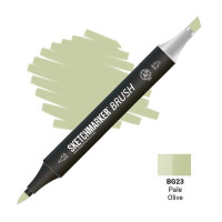 Маркер SketchMarker Brush BG23 Pale Olive (Блідо оливковий) SMB-BG23