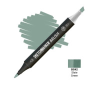 Маркер SketchMarker Brush BG42 Slate Green (Зелений сланець) SMB-BG42