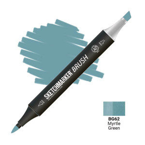 Маркер SketchMarker Brush BG62 Зелений світ SMB-BG62