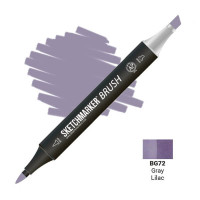 Маркер SketchMarker Brush BG72 Сірувато-бузковий SMB-BG72