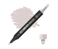 Маркер SketchMarker Brush BG84 ЧSilver Fox (Чорно-бура лисиця) SMB-BG84