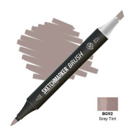 Маркер SketchMarker Brush BG92 Сірий насичений SMB-BG92