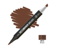 Маркер SketchMarker Brush BR10 Brown (Коричневий) SMB-BR10