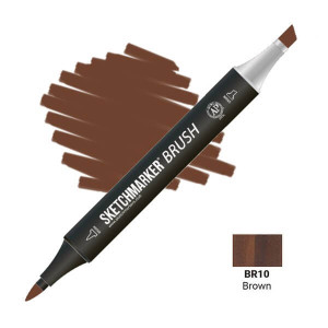 Маркер SketchMarker Brush BR10 Brown (Коричневий) SMB-BR10