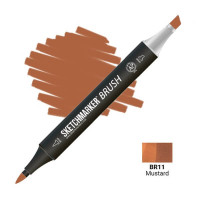 Маркер SketchMarker Brush BR11 Mustard (Гірчиця) SMB-BR11