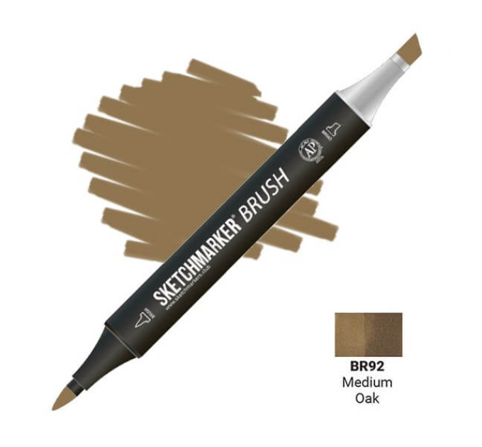 Маркер SketchMarker Brush BR92 Medium Oak (Дуб) SMB-BR92