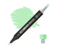 Маркер SketchMarker Brush G104 Пастельний зелений SMB-G104