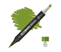 Маркер SketchMarker Brush G11 Yellow Green (Жовто зелений) SMB-G11