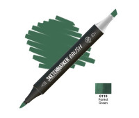 Маркер SketchMarker Brush G110 Forest Green (Зелений ліс) SMB-G110