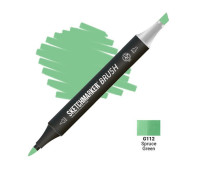 Маркер SketchMarker Brush G112 Spruce Green (Зелена ялина) SMB-G112