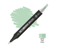 Маркер SketchMarker Brush G113 Pale Green (Блідо зелений) SMB-G113