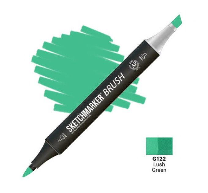 Маркер SketchMarker Brush G122 Соковитий зелений SMB-G122