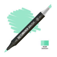 Маркер SketchMarker Brush G123 Морська піна SMB-G123