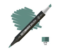 Маркер SketchMarker Brush G130 Teal (Зеленувато-блакитний) SMB-G130