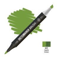 Маркер SketchMarker Brush G31 Apple Green (Зелене яблуко) SMB-G31