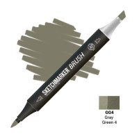 Маркер SketchMarker Brush GG4 Сіро-зелений 4 SMB-GG4