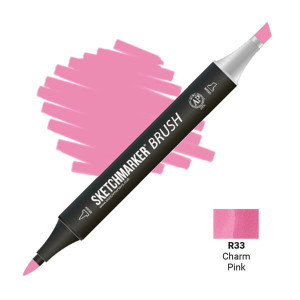 Маркер SketchMarker Brush R33 Charm Pink (Чарівний рожевий) SMB-R33
