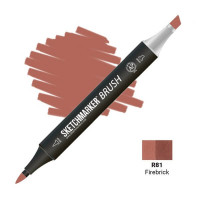 Маркер SketchMarker Brush R81 Firebrick (Цегла) SMB-R81