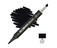 Маркер SketchMarker Brush SB Звичайний чорний SMB-SB