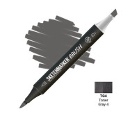 Маркер SketchMarker Brush TG4 Тонований сірий 4 SMB-TG4