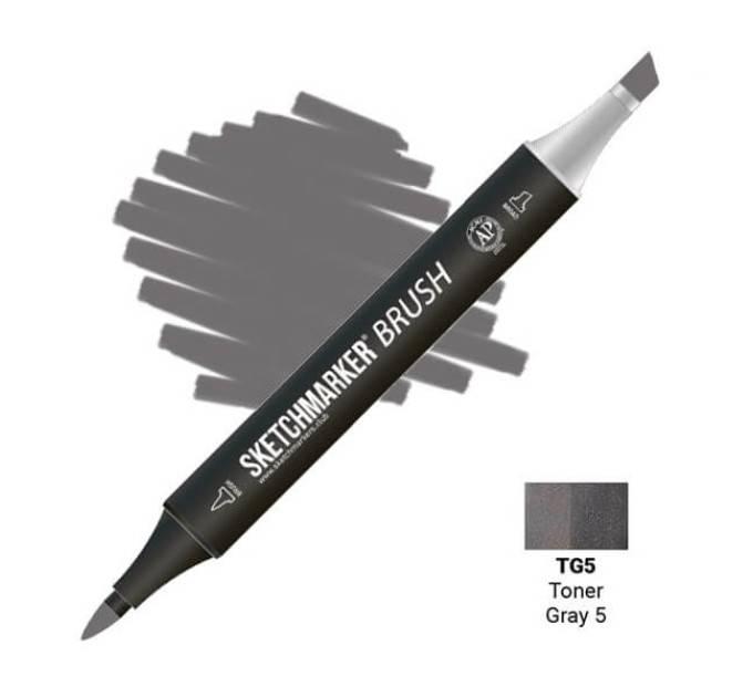 Маркер SketchMarker Brush TG5 Тонований сірий 5 SMB-TG5