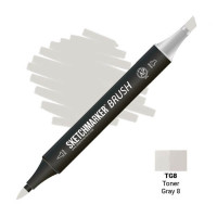 Маркер SketchMarker Brush TG8 Тонований сірий 8 SMB-TG8