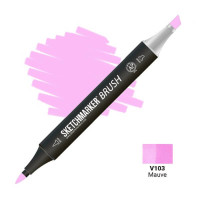 Маркер SketchMarker Brush V103 Mauve (Рожево-ліловий) SMB-V103